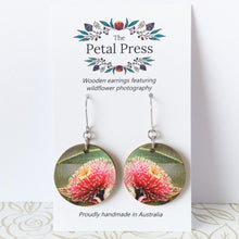 Load image into Gallery viewer, Ramel&#39;s Mallee Earrings / Circle Hooks [PPEC1001]
