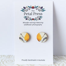 Load image into Gallery viewer, Acorn Banksia Earrings / Circle Studs [PPES1056]
