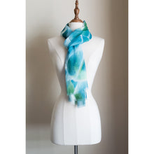 Load image into Gallery viewer, Silk modal scarf - blue Tallerack [PPSL1019]
