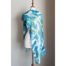 Load image into Gallery viewer, Silk modal scarf - blue Tallerack [PPSL1019]

